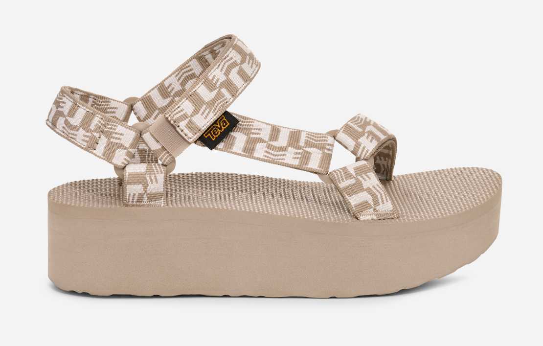 Dames Flatform Universal Sandal