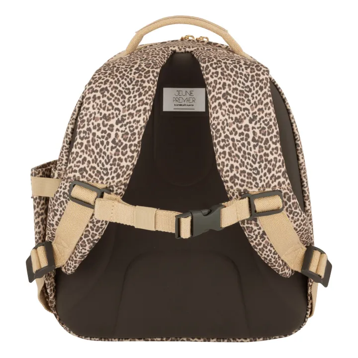 Jeune Premier Sac à Dos Ralphie Léopard Cherry | Beige