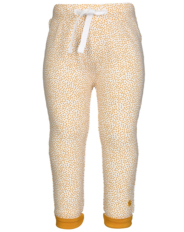 Jersey-Hose LOOSE KIRSTEN – DOTS in honiggelb