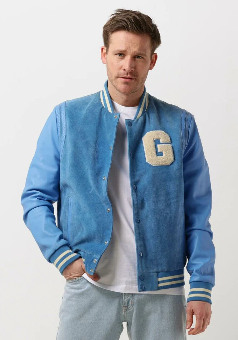 GOOSECRAFT blauwe goosecraft jack gc melrose bomber