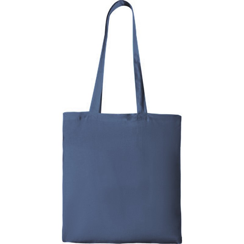 Sac en coton publicitaire Tote bag anses longues 140 g/m² - 10 L - marquage multicolore