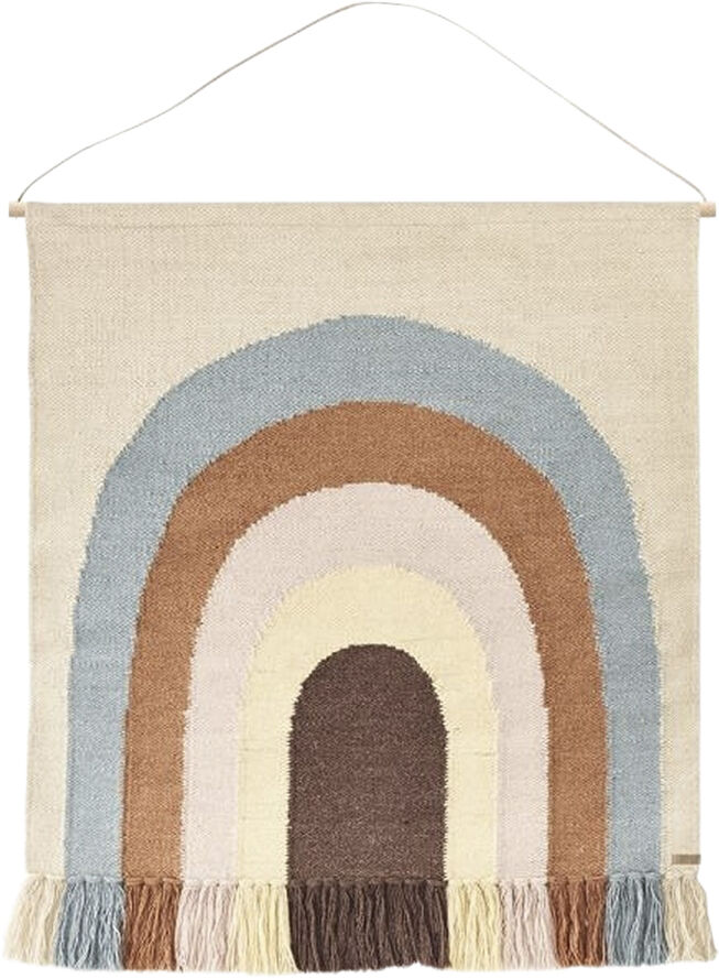 OYOY MINI Follow The Rainbow Wall Rug Multi