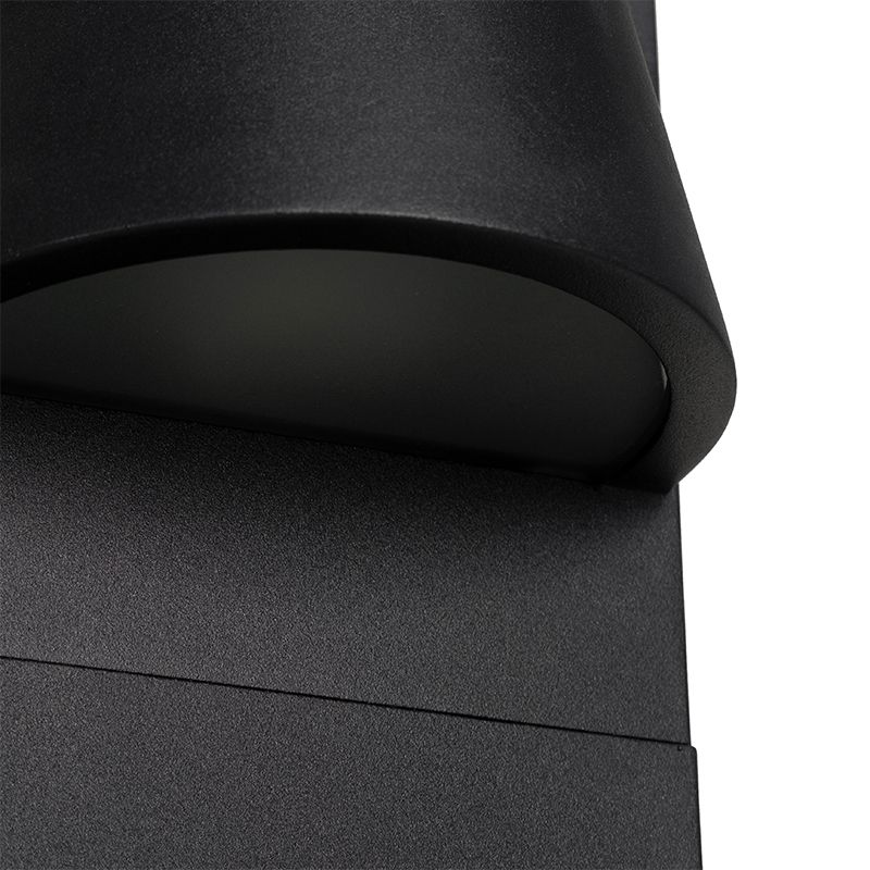 Industriële staande buitenlamp zwart IP44 - Femke