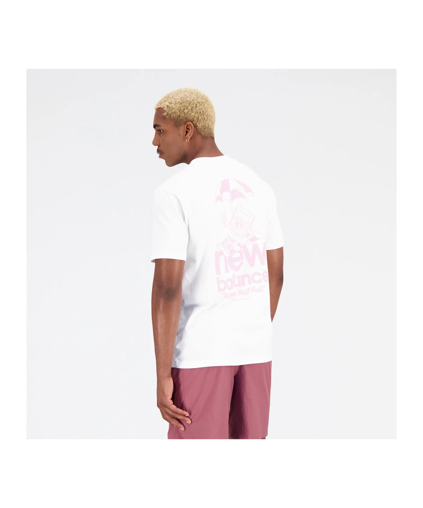 New Balance Always Half Full T-Shirt Weiss FWT