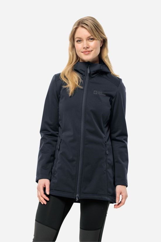 Jack Wolfskin Jack Wolfskin Windhain Softshell Parka Dames