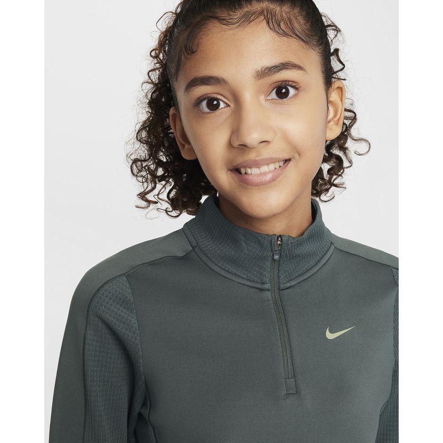 Nike Pro Maillot d'Entraînement Therma-FIT - Vert Enfant