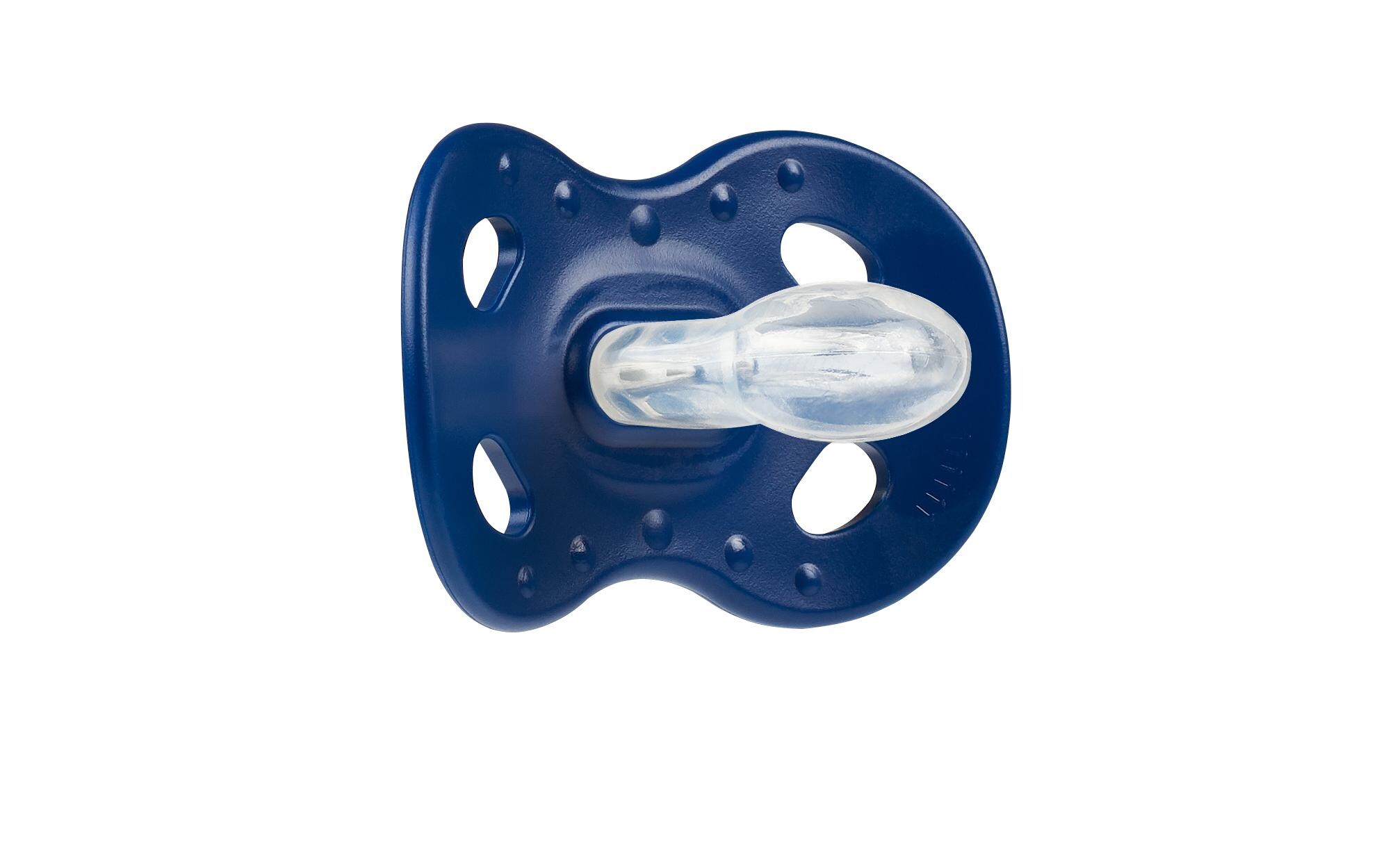 Nuggi Day & Night 2 Stk. 18 m+ blau/weissBaby Schnuller Day&Night 18+ Unisex Duo