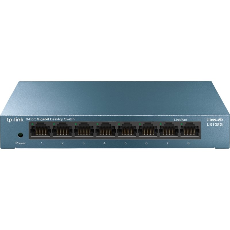 TP-Link LS108G Non-géré Gigabit Ethernet (10/100/1000) Bleu