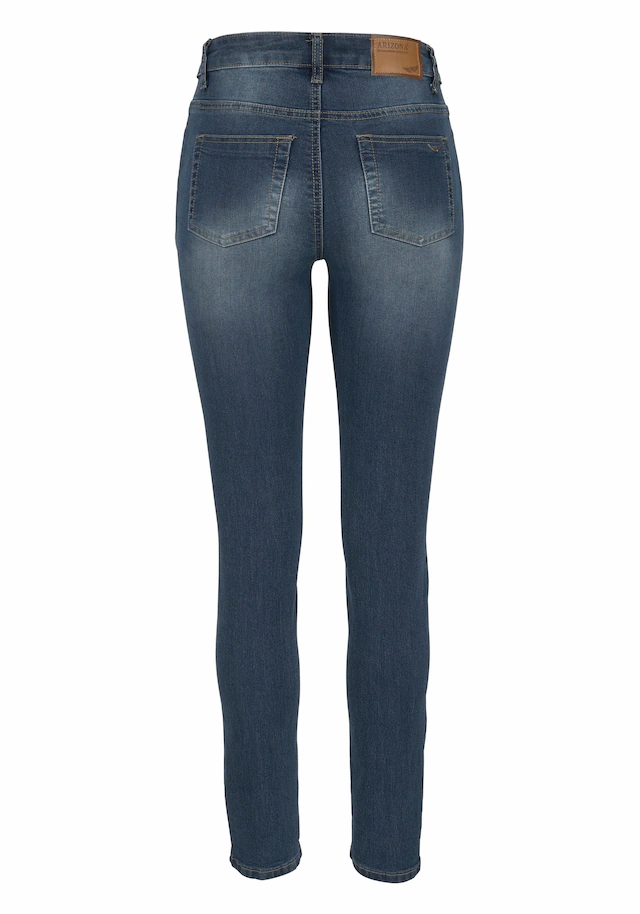 Arizona Slim-fit-Jeans »Shaping«, enge Passform,  Röhrenjeans,  Used-Look-Waschung,  hohe Leibhöhe