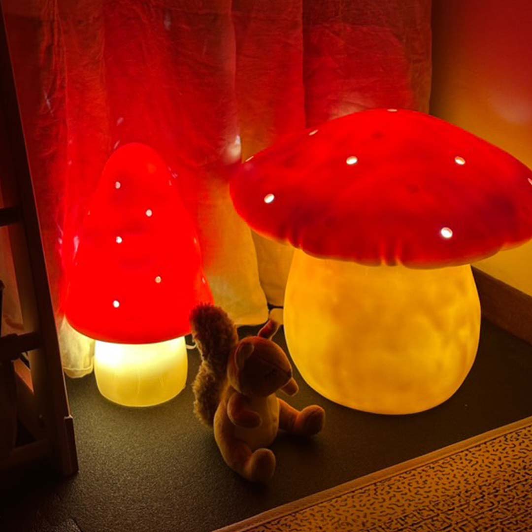 Egmont toys heico lamp zwam rood - 28 cm