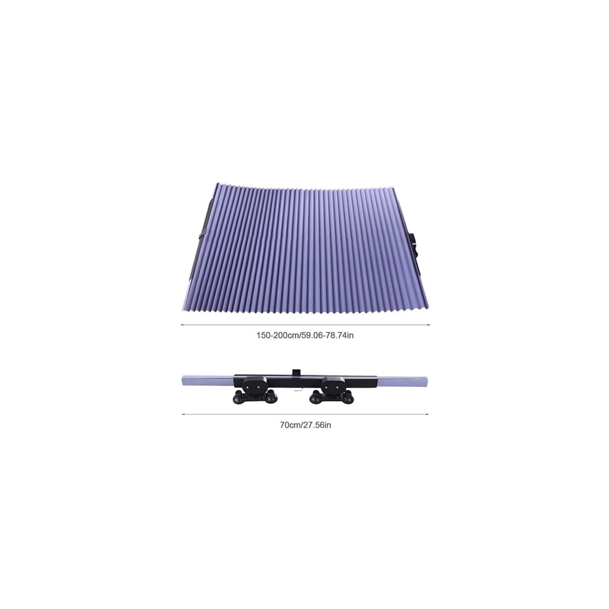 Solgardin for bil 70cm