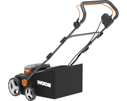 WORX Nitro 40V (2 x 20V) WG855E.9 2-in-1 snoerloze gazonbeluchter, borstelloze motor + GRATIS bonusartikel: 20V accu WA3644 (4,0Ah)
