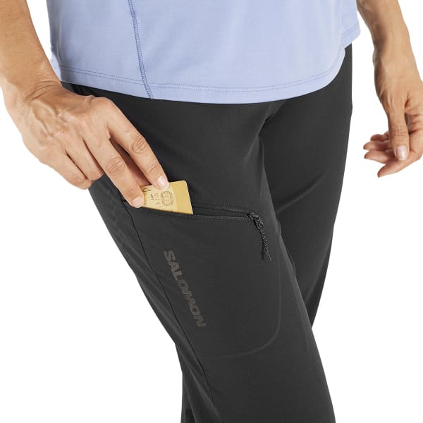 Pantalon randonnée SALOMON WAYFARER PANTS W DEEP BLACK