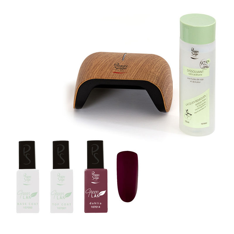 Kit de vernis à ongles longue tenue Green Lak dahlia