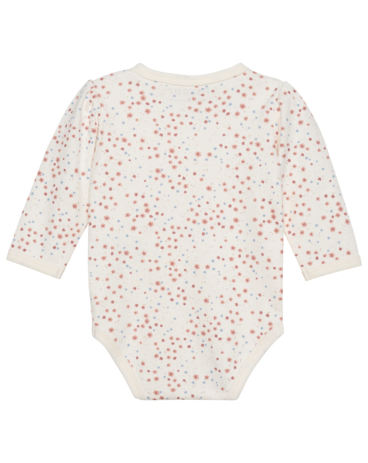 Langarm-Wickelbody FLEURIE in misty rosa
