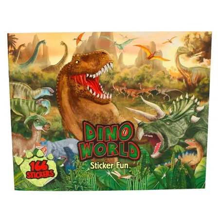 Depesche Dino World Malbuch Stickerfun