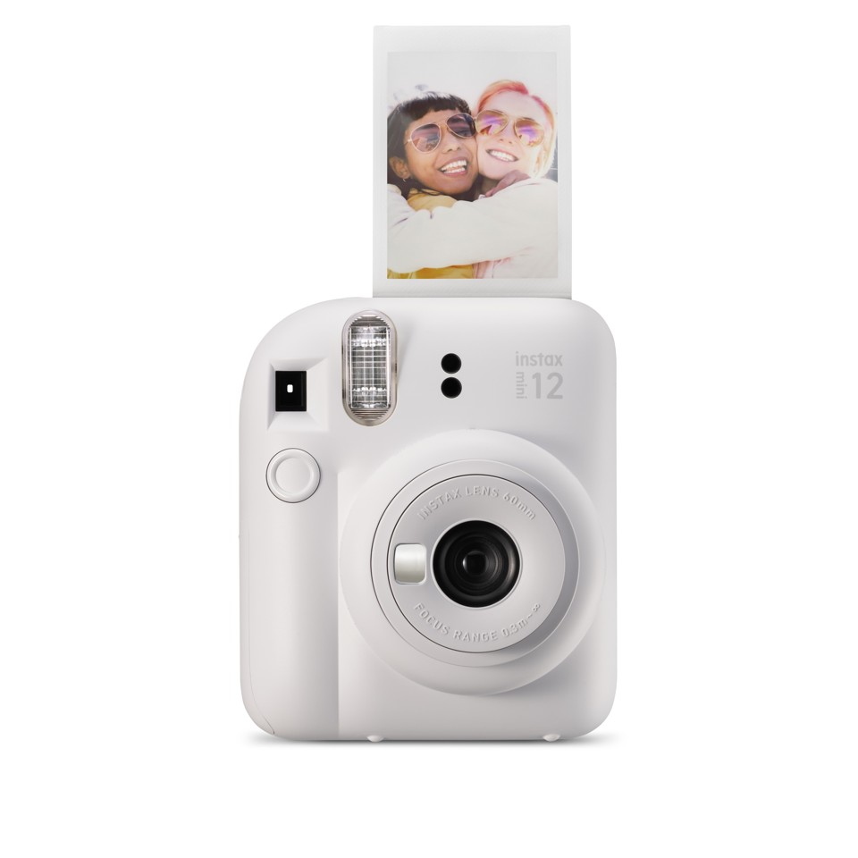 Fuji - Instax Mini 12 Instant Camera - Clay White