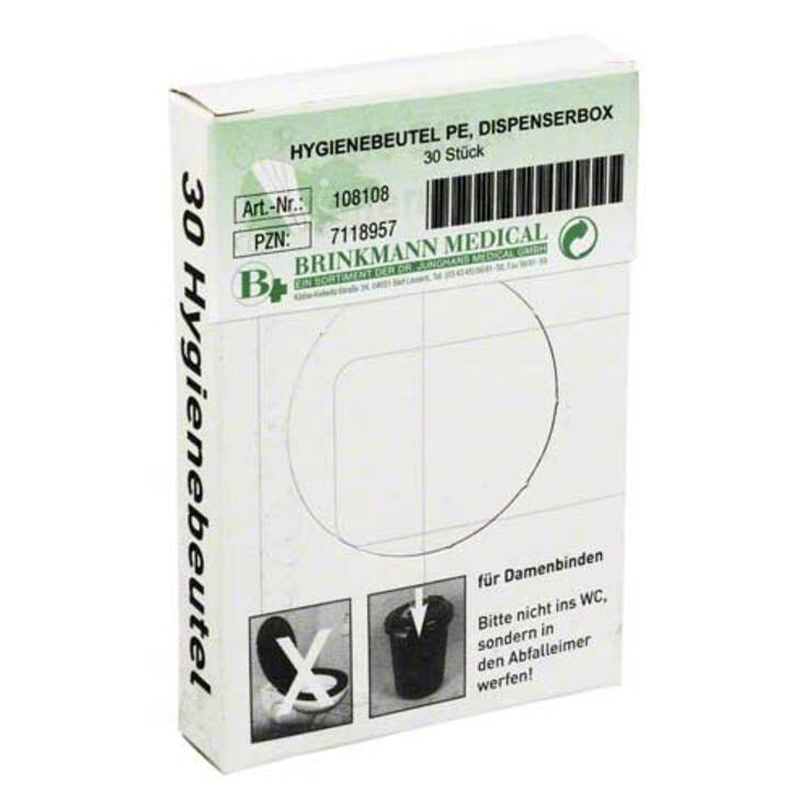 Hygienebeutel PE Dispenser Box, 30 St