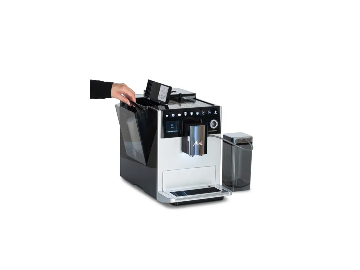 Melitta F63/0-201, Espressomaskine, 1,8 L, Kaffebønner, Indbygget kværn, 1400 W, Sølv