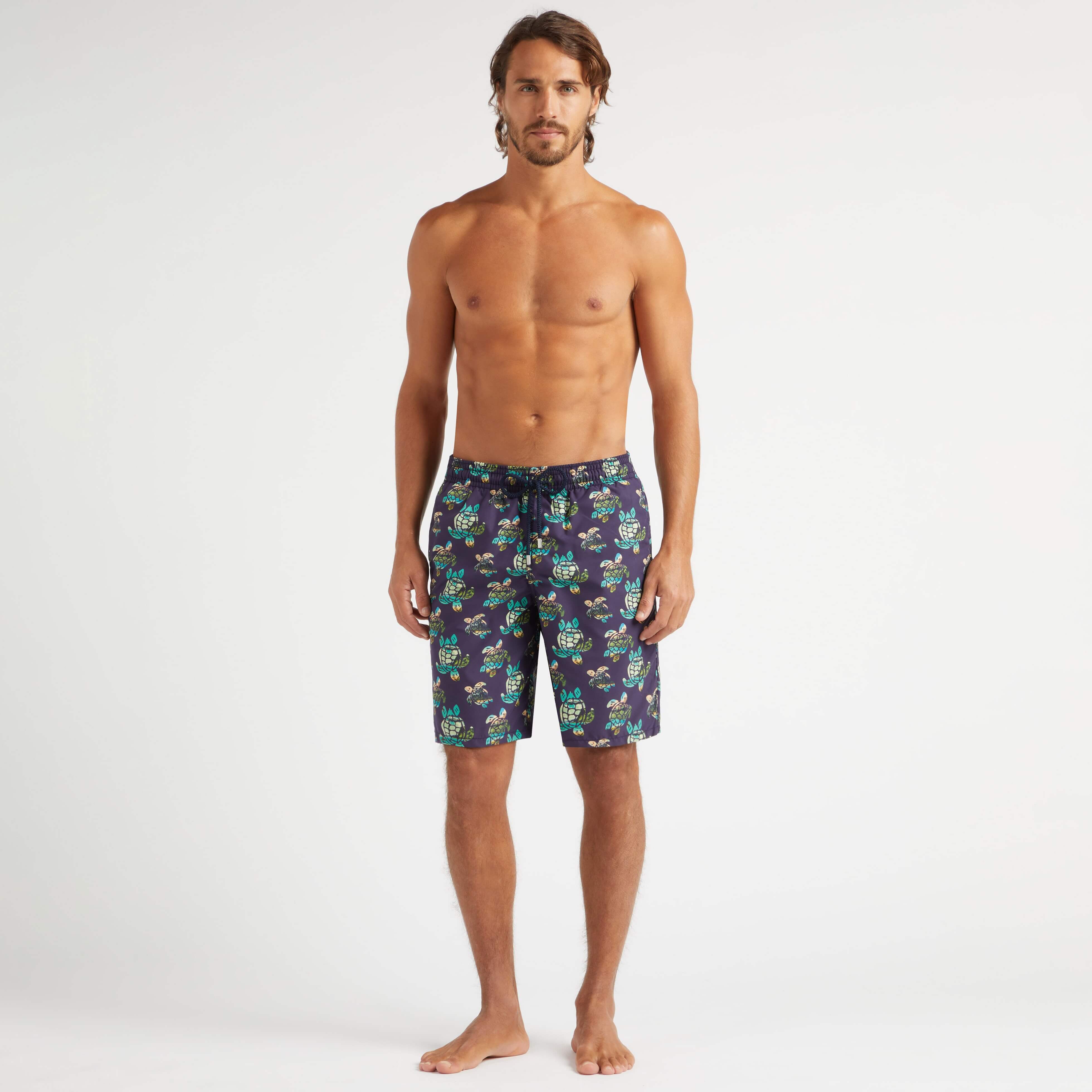 Maillot de Bain Homme Long Landscapes Turtles