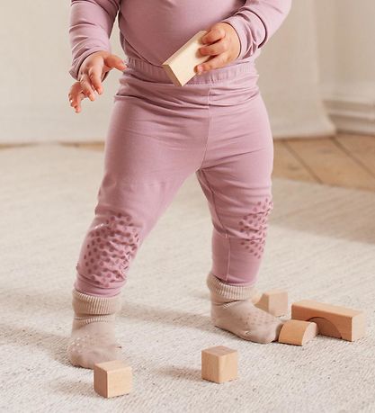 D?T DenMørkKravleleggings - Holiday - Dusty Rose