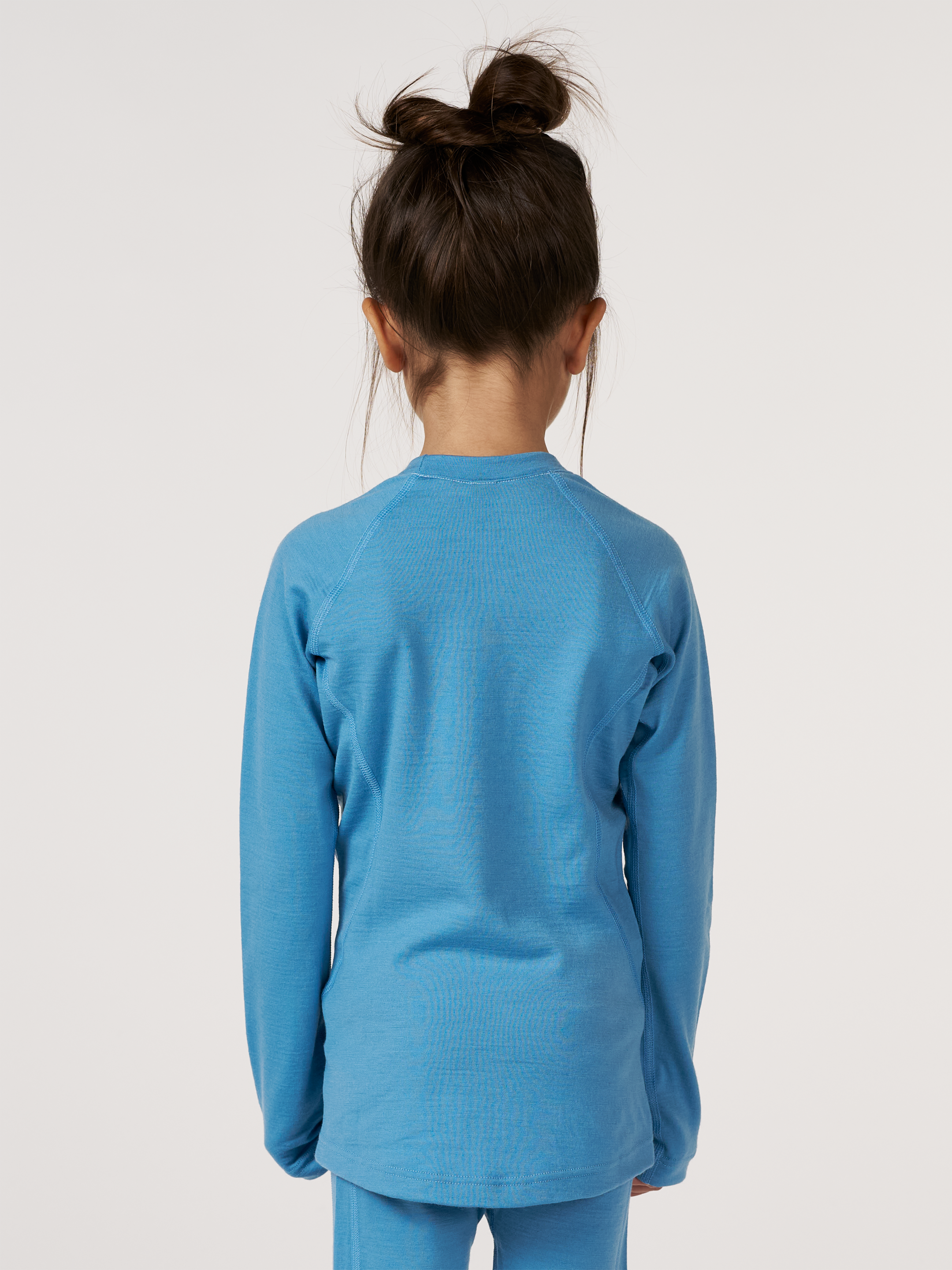 Shirt met raglanmouwen van merinowol voor kinderen
