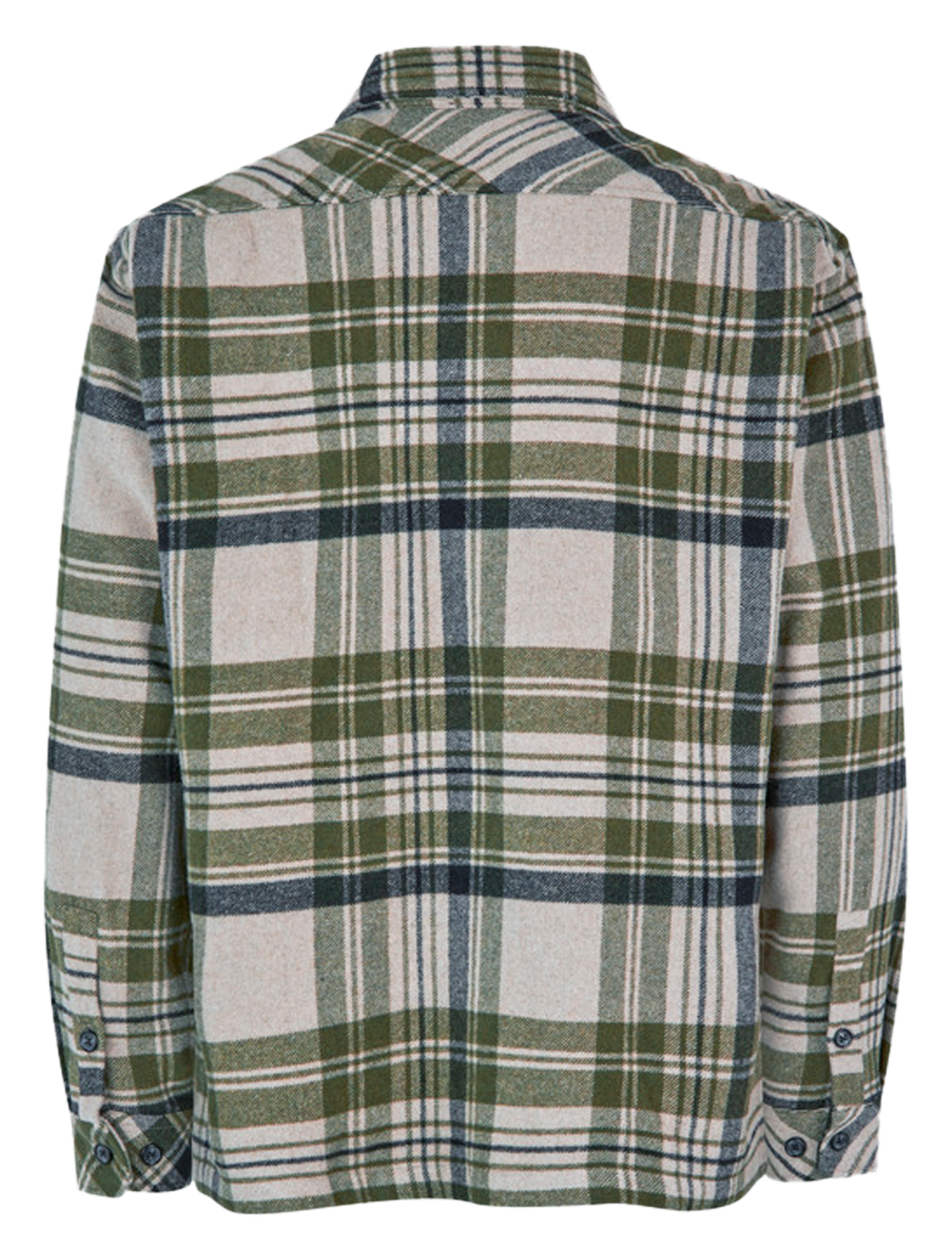 CASTOR - Surchemise à carreaux en flanelle de coton | Vert