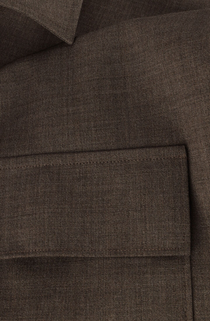 GENTILUOMO taupe gentiluomo overshirt s9310-969