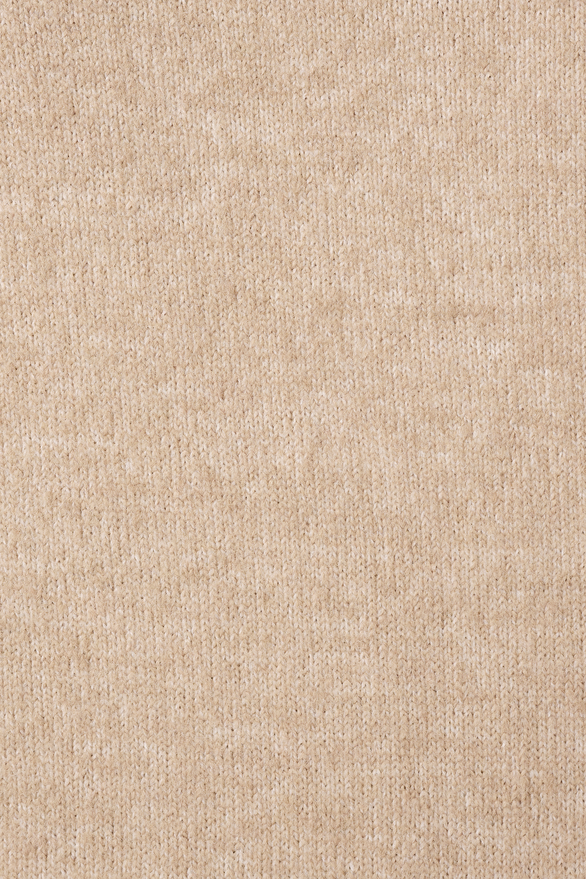 Fijn gebreide polo trui Licht taupe