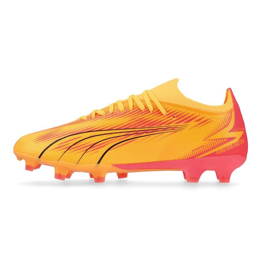 PUMA Ultra Match FG/AG Forever Faster - Sun Stream/Noir/Crépuscule