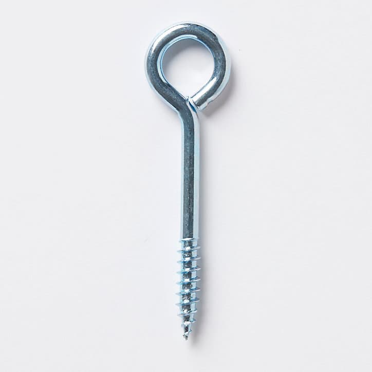 Piton à visser acier zingué Verve 7,5 cm (lot de 8)