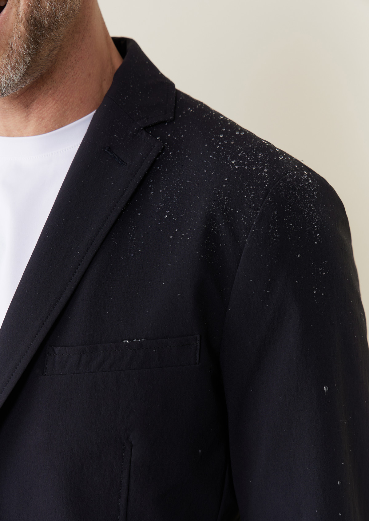 Veste casual Splendide unie bleu marine