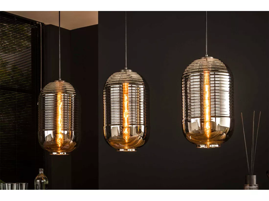 Lampe - Noir Verre - BRAGA