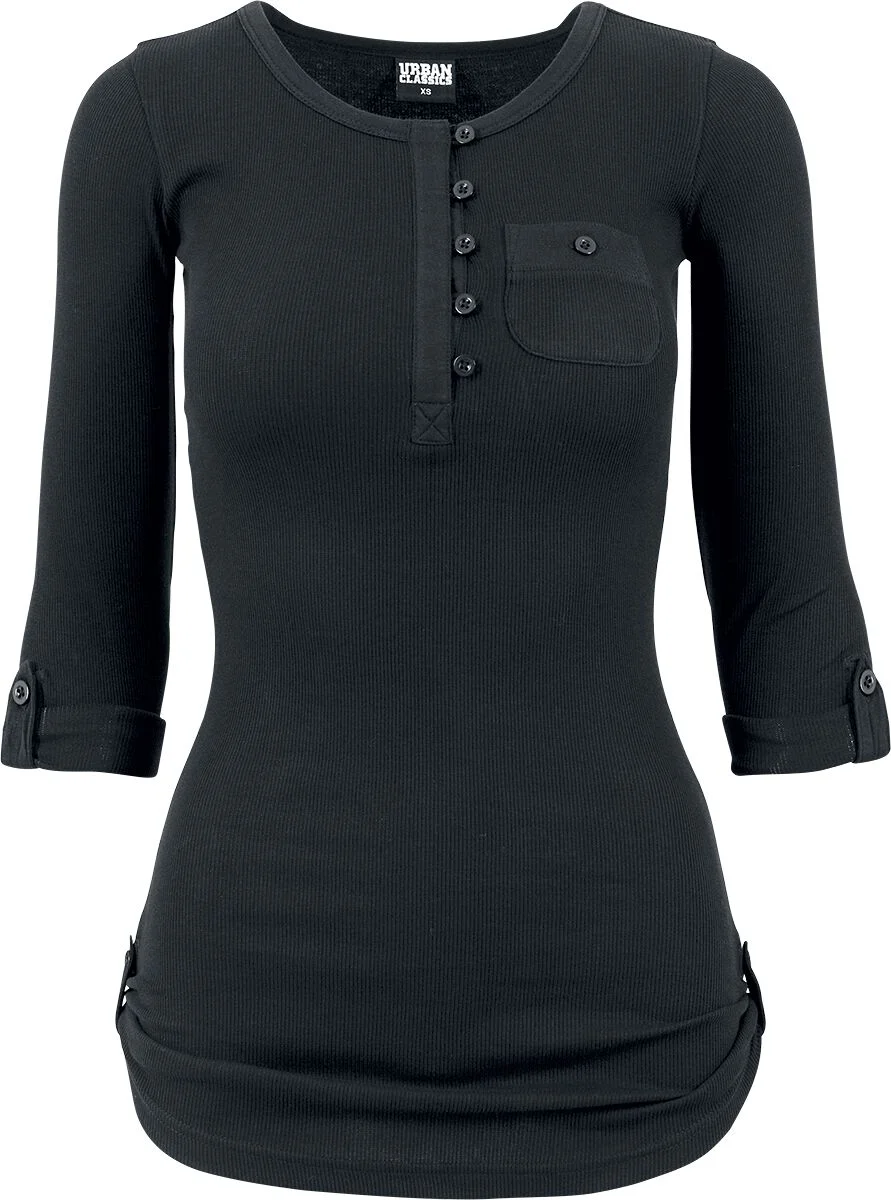 Haut long Femme Pocket Turnup | Urban Classics T-shirt manches longues