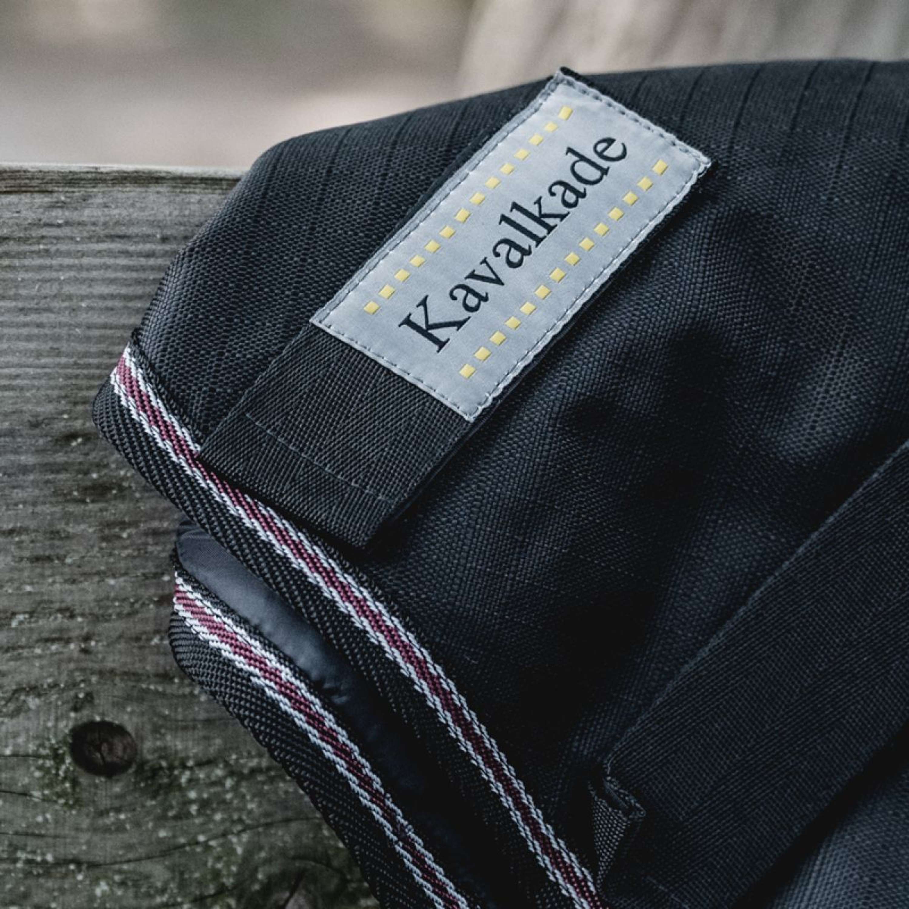 Kavalkade Halsstuk Iceland 50g Zwart/Zwart/Bordeaux/Grijs