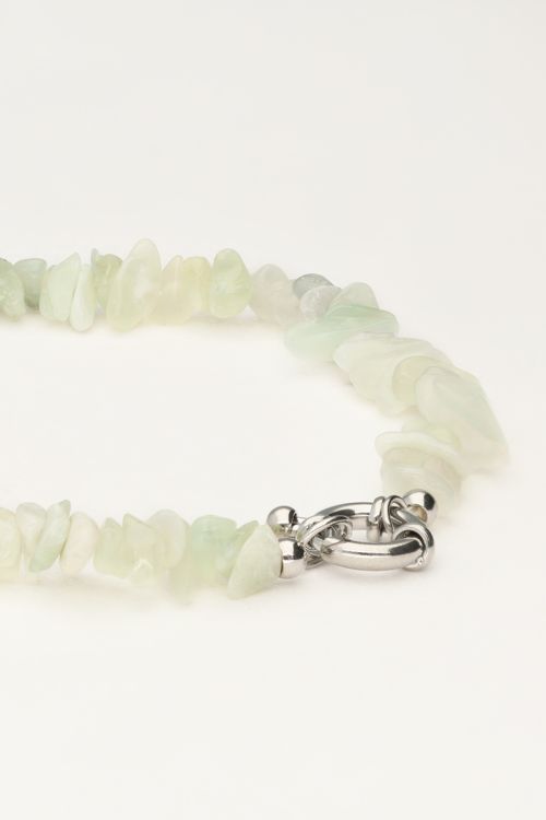Ocean armband met mintgroene steentjes