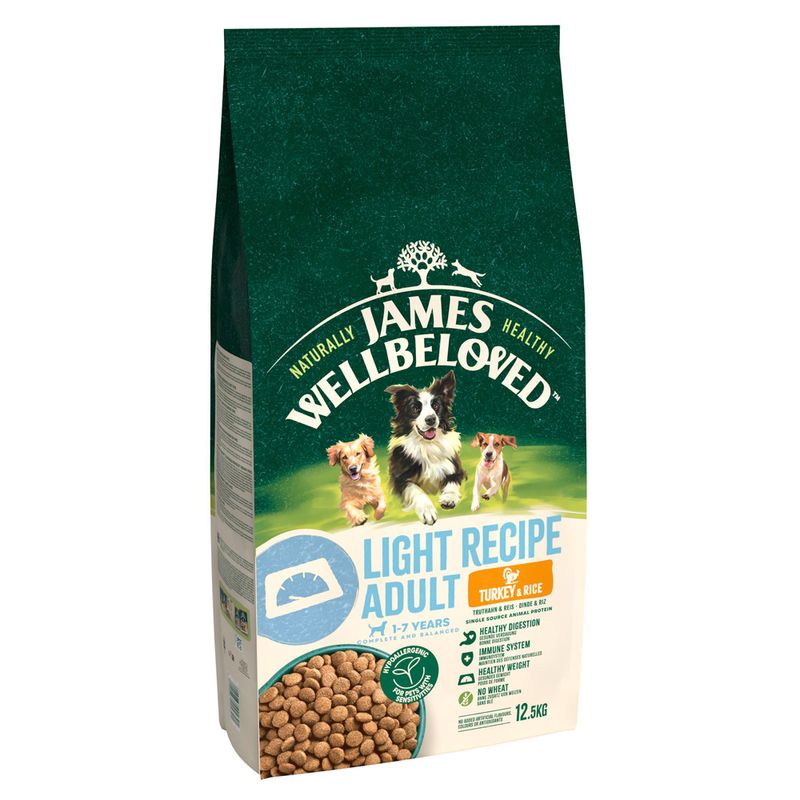James Wellbeloved Adult Light Hypoallergenic dinde, riz
