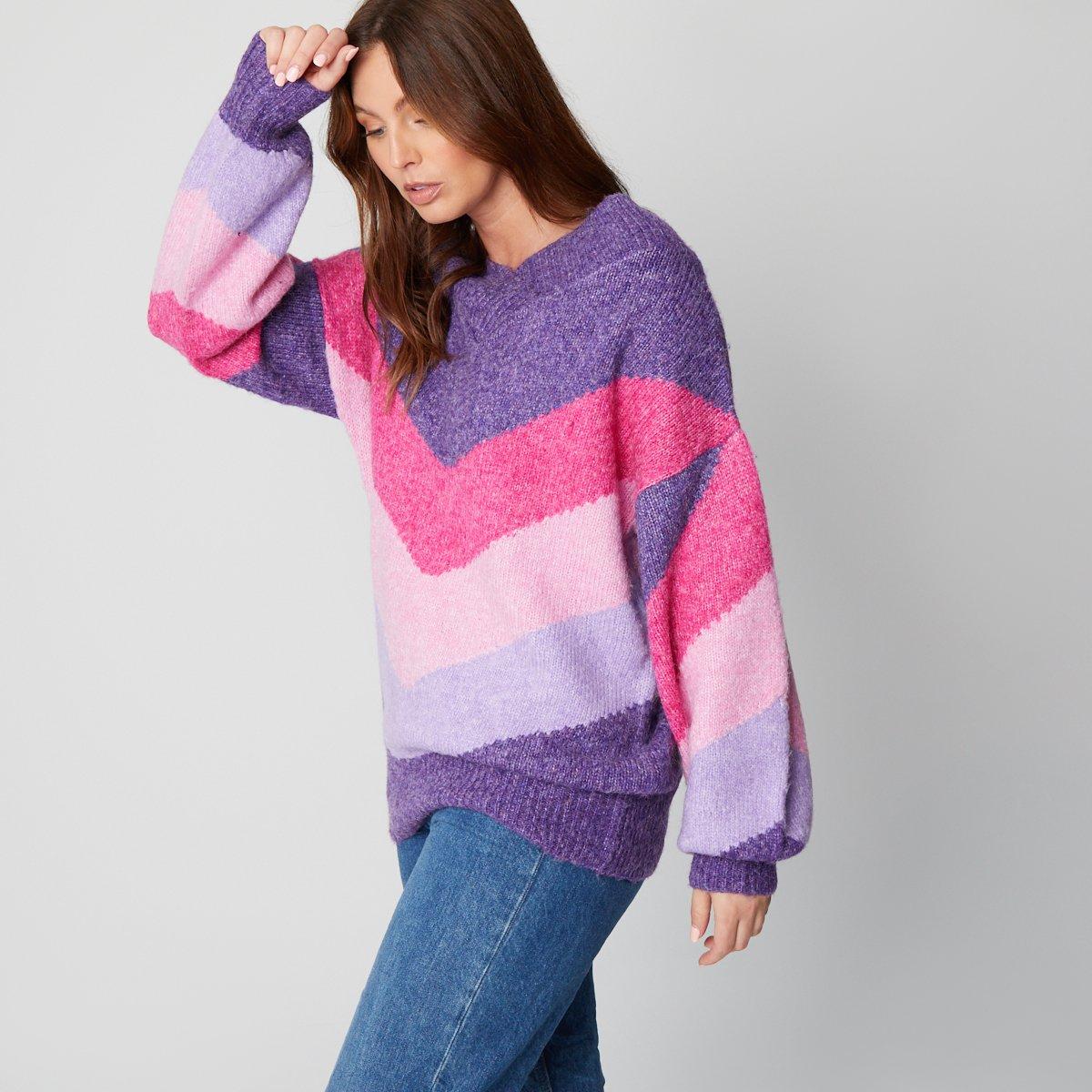 Be You Ladies Slouch Longline Jumper