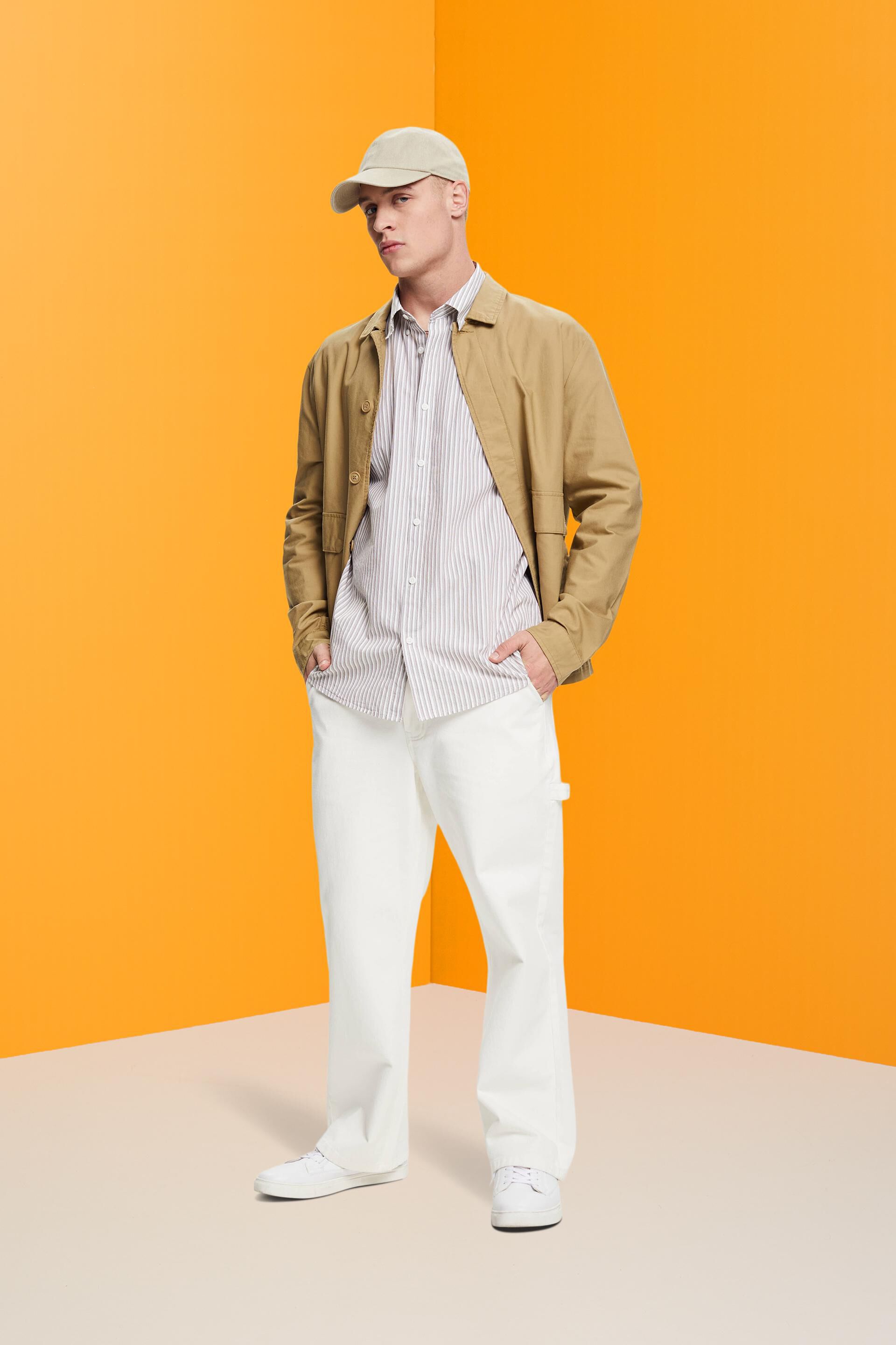 Chemise rayée en coton durable