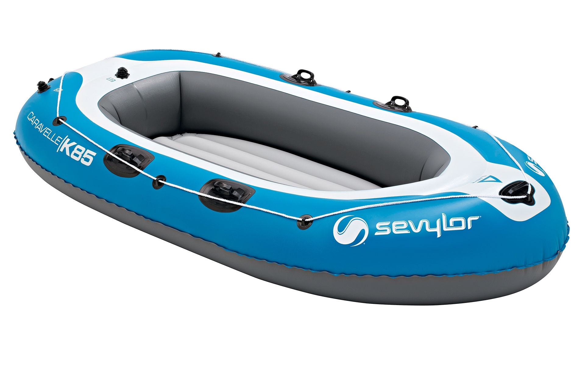 Ruderboot CARAVELLE K85, blau, für 2 Ewachsene 1 Kind, 268x138cm