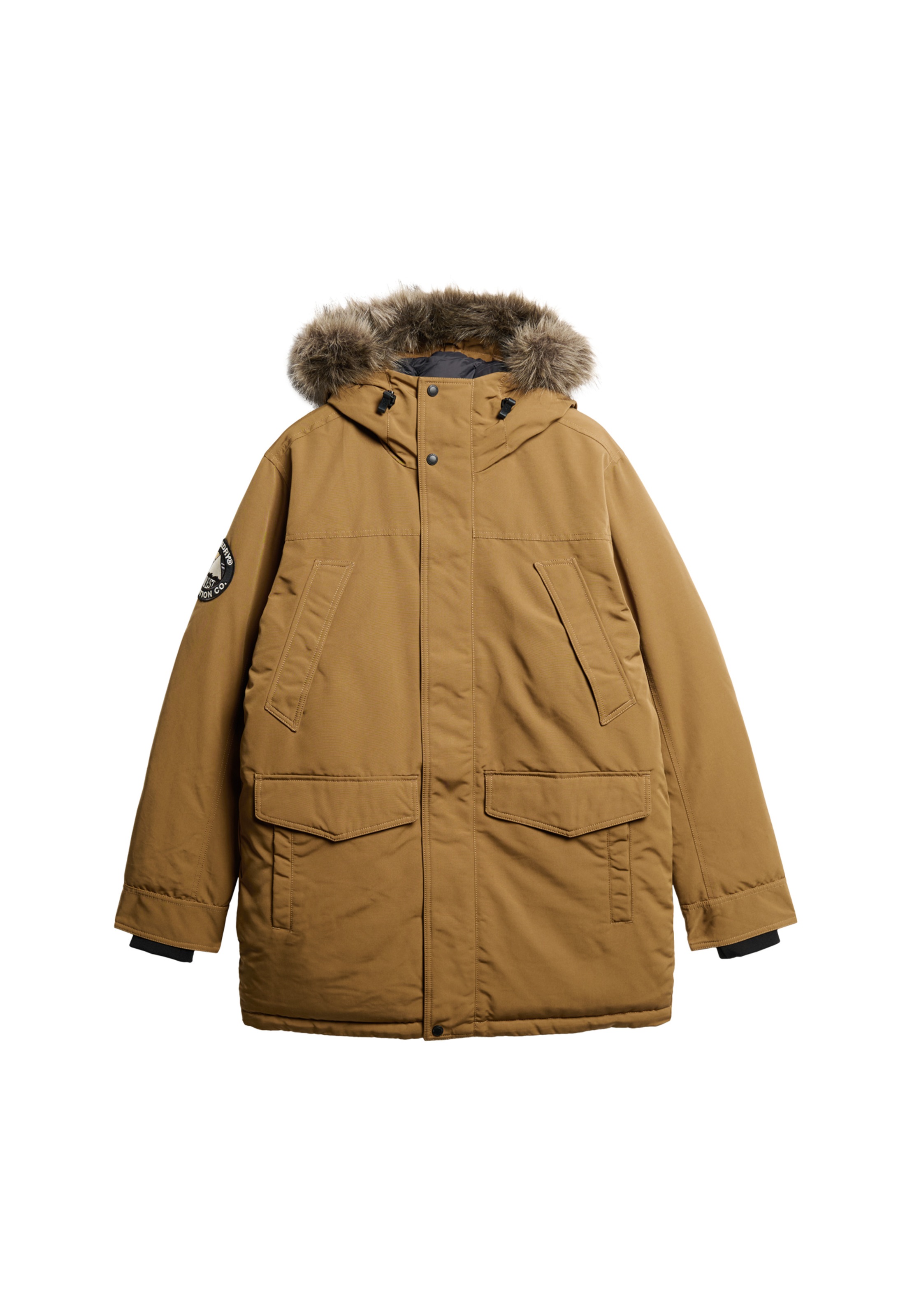 Superdry Parka »EVEREST FAUX FUR PARKA JACKET« mitKapuze