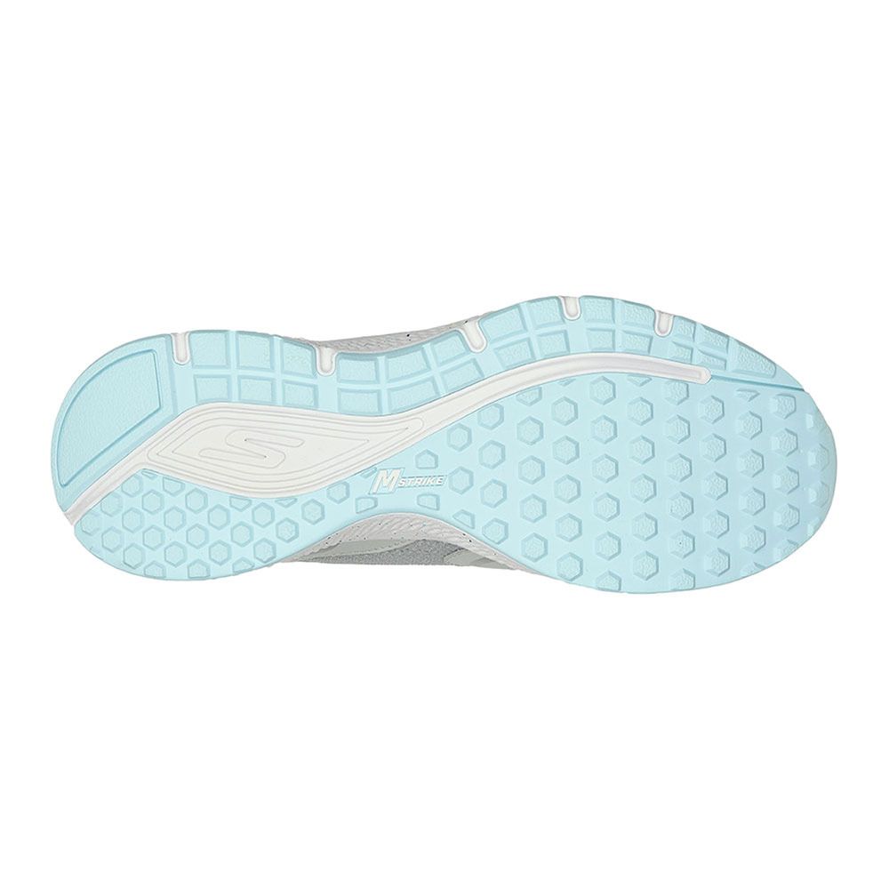 Skechers GO RUN CONSISTENT VIVID HORIZON - Chaussures running Femme gris/bleu