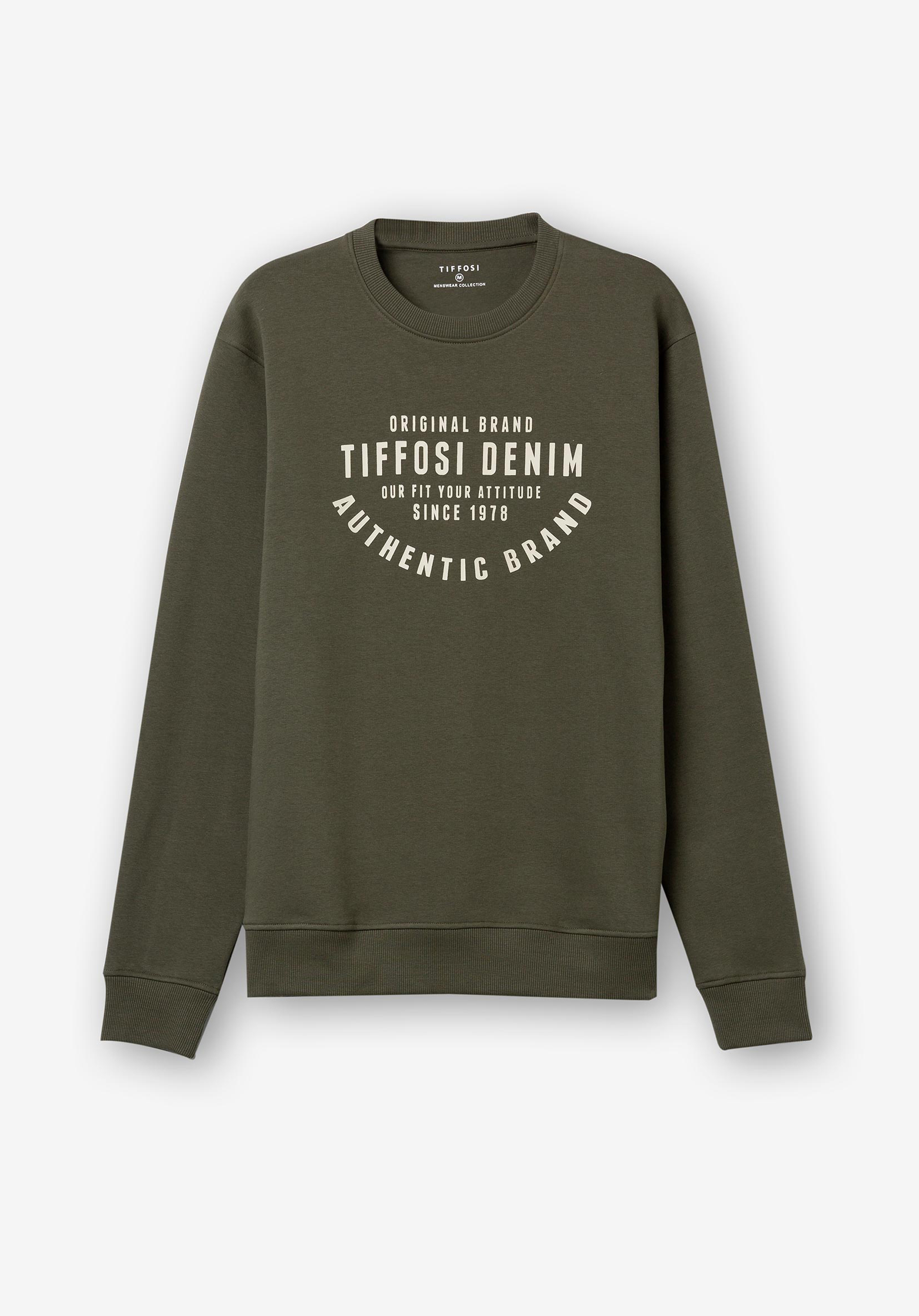 Sweatshirt com Estampado Frontal