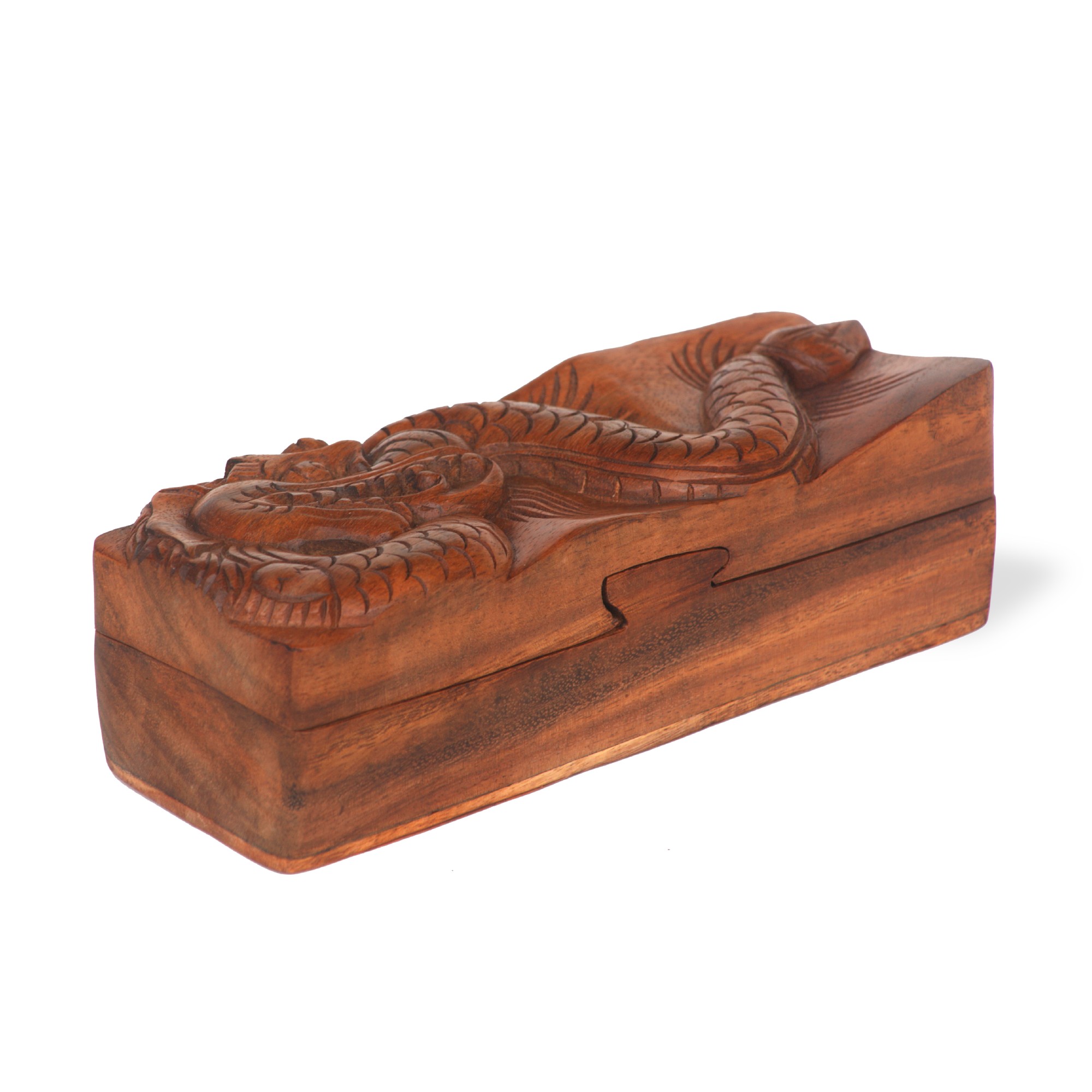 Secret Box 'Dragon', natur, T 9 cm, B 22 cm, H 7 cm von fischer's lagerhaus