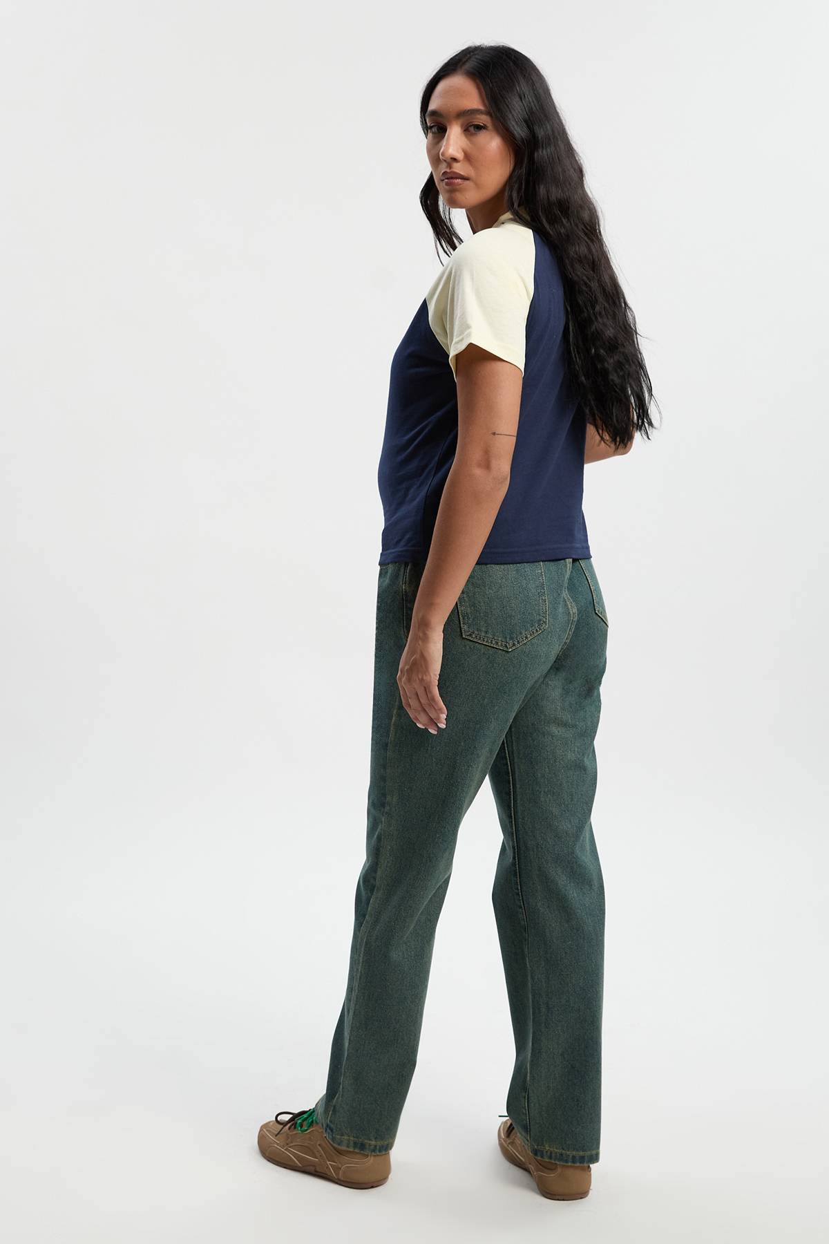boohoo Jeans de Maman Maternité Over The Bump