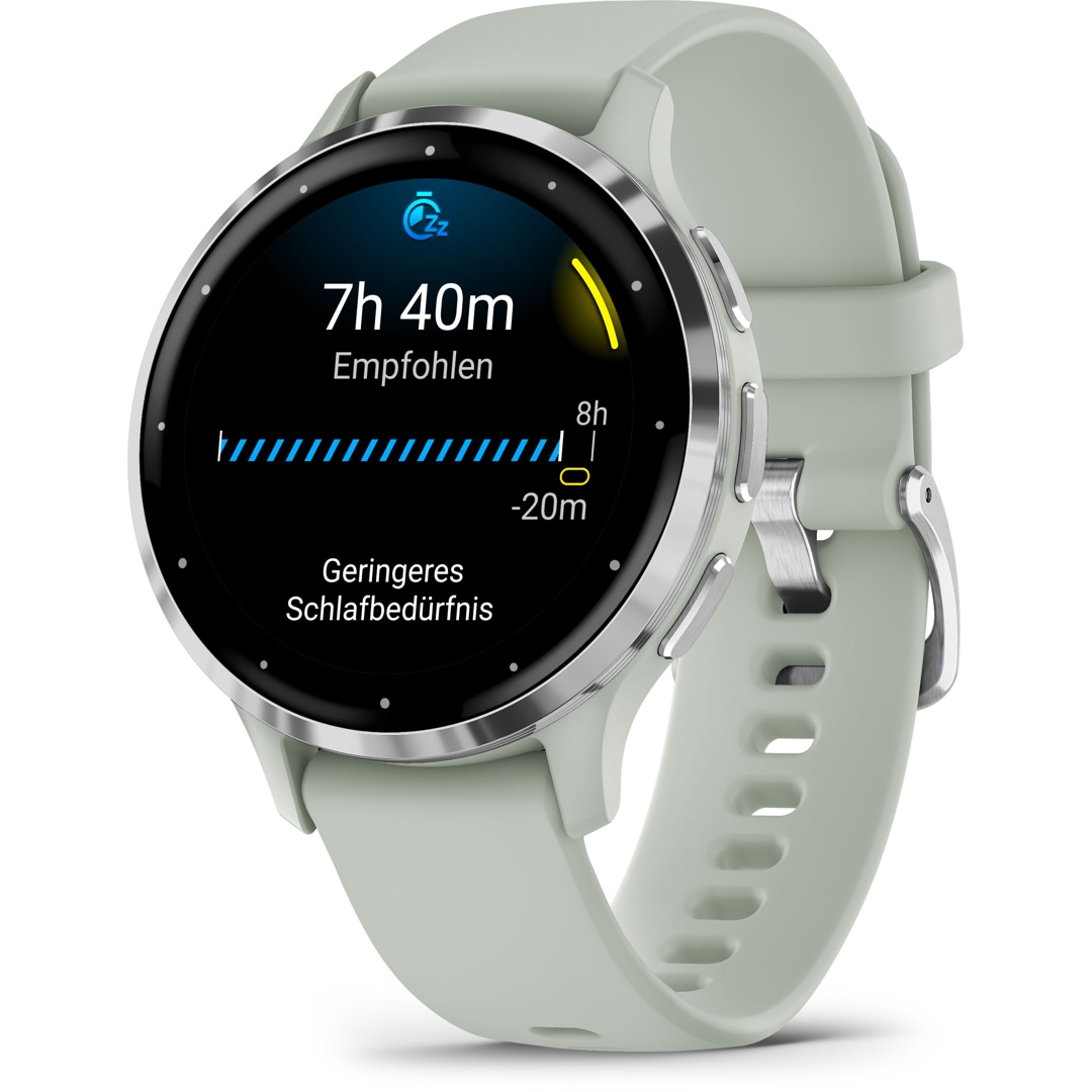 Garmin Venu 3S Smartwatch Salbeigrau / Silber