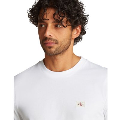Tee-shirt à manches courtes homme Woven Label Regular CALVIN KLEIN