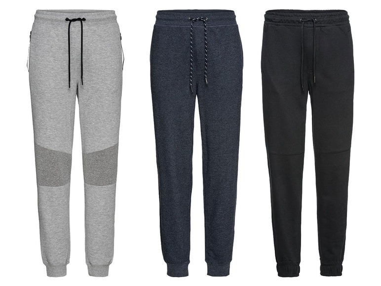Joggingbroek voor heren, sweatstof, sportieve basic