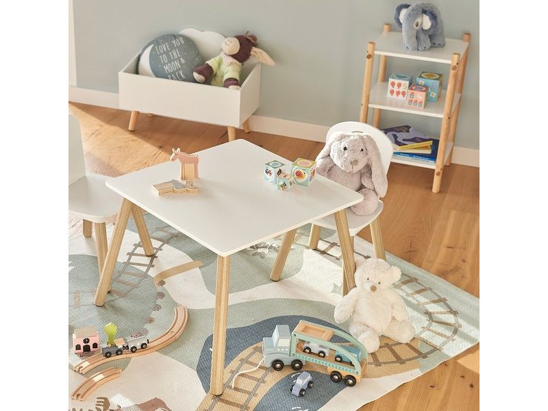 Zeller Present Kinder-Aufbewahrungstruhe Wolke 58 x 28 x 45 Spielzeugkiste in Wolkenform