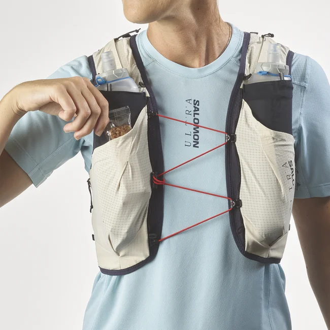 S/LAB ULTRA 10  Laufweste mit Flasks Unisex ALMONDMILK